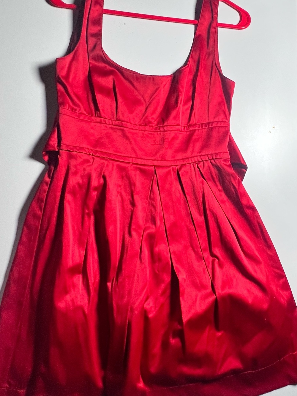 Teeze Me Red Satin Cocktail Dress